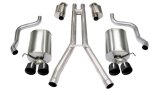 Corsa 2004-2008 Cadillac XLR 4.6L 25in Cat-Back Dual Rear w Twin 35in Black Pro-Series Tips thumbnail 6
