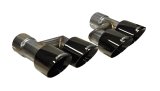 Corsa 2015-2017 Ford Mustang GT 5.0 Black Quad Tips Kit thumbnail 8