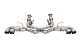 Corsa 2020-25 Corvette C8 3in Xtreme Cat-Back Exhaust 4.5in Pol Quad Tips - Deletes stock AFM Valve thumbnail 3
