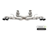 Corsa 20-25 Corvette C8 3in Xtreme Cat-Back Exhaust 4.5in Pol Quad Tips - Integrates stock AFM Valve thumbnail 2
