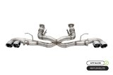 Corsa 20-25 Corvette C8 3in Xtreme Cat-Back Exhaust 4.5in Pol Quad Tips - Integrates stock AFM Valve thumbnail 3