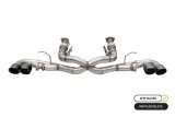Corsa 20-25 Corvette C8 3in Xtreme Cat-Back Exhaust 4.5in Blk Quad Tips - Integrates stock AFM Valve thumbnail 1