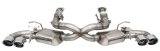 Corsa 2020-25 Corvette C8 3in Valved Cat-Back 4.5in Pol Quad Tips - Fits Factory Perf Exhaust w/ AFM thumbnail 1