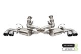 Corsa 2020-25 Corvette C8 3in Valved Cat-Back 4.5in Pol Quad Tips - Fits Factory Perf Exhaust w/ AFM thumbnail 2