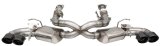 Corsa 2020-25 Corvette C8 3in Valved Cat-Back 4.5in Blk Quad Tips - Fits Factory Perf Exhaust w/ AFM thumbnail 3