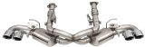 Corsa 20-25 Corvette C8 3in Valved Cat-Back 4.5in Pol Quad Tips Fits Factory Perf Exhaust DeletesAFM thumbnail 2