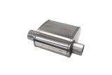 Corsa Pro Series Custom Sport Muffler 304SS 3in Offset In / 3in Offset Same Side Out 10in Length thumbnail 1