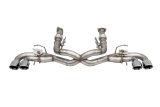 Corsa 2020-2025 Corvette C8 3in Valved Cat-Back 4.5in Pol Quad Tips - Fits Factory NPP Exhaust w/AFM thumbnail 2