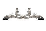 Corsa 2020-2025 Corvette C8 3in Valved Cat-Back 4.5in Blk Quad Tips - Fits Factory NPP Exhaust w/AFM thumbnail 1