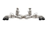 Corsa 2020-2025 Corvette C8 3in Valved Cat-Back 4.5in Blk Quad Tips - Fits Factory NPP Exhaust w/AFM thumbnail 2