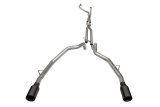 Corsa 2021-2024 Dodge Ram TRX Crew Cab Baja Catback Exhaust Dual Rear Black Tip thumbnail 2