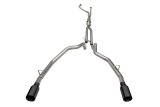 Corsa 2021-2024 Dodge Ram TRX Crew Cab Baja Catback Exhaust Dual Rear Black Tip thumbnail 3
