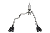 Corsa 19-25 Chevy Silverado 1500 CatBack Dual Rear Exit with Twin 4in Black Powder Ct ProSeries Tips thumbnail 1