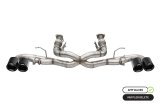 Corsa 20-25 Chevrolet Corvette C8 RWD 3in Xtreme Cat-Back Exhaust w/4.5in Carbon Fiber Black PVD Tip thumbnail 1