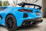 Corsa 20-25 Chevrolet Corvette C8 RWD 3in Xtreme Cat-Back Exhaust w/4.5in Carbon Fiber Black PVD Tip thumbnail 3