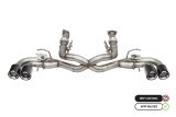 Corsa 2020-2025 Chevrolet Corvette C8 RWD 3in Delete 4 Valve Cat-Back w/NPP w/4.5in CF Polished Tips thumbnail 1