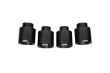 Corsa 20-25 Chevrolet Corvette C8 RWD 4.5in Carbon Fiber Black PVD Tip Kit (For Corsa Exhaust Only) thumbnail 2