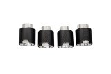 Corsa 2020-25 Chevrolet Corvette C8 RWD 4.5in Carbon Fiber Polished Tip Kit (For Corsa Exhaust Only) thumbnail 1