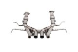 Corsa 23-25 Chevrolet Corvette C8 Z06 3in Valved Cat-Back Exhaust Muffler Delete Track Systemw/o Tip thumbnail 1
