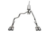 Corsa 2022-2024 Chevrolet Silverado 1500 Cat-Back Dual Rear Exit with Twin 4in Polished Tips thumbnail 2