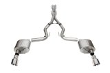 Corsa 24+ Ford Mustang GT Xtreme Cat-Back Exhaust Sys. 3.0in Dual Rear Exit w/4.5in Pro Series Tips thumbnail 2
