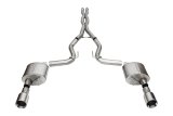 Corsa 24+ Ford Mustang GT Xtreme CatBack Exhaust Sys 3.0in Dual Rear Exit w/4.5in Straight Cut Tips thumbnail 2