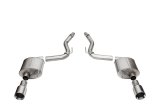 Corsa 24+ Ford Mustang GT Touring Axle-Back Ex.Sys 3.0in Dual Rear Exit w/4.5in Straight Cut Tips thumbnail 1