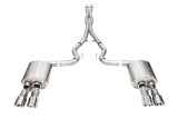 Corsa 24+ Ford Mustang V8 5.0L 3in Cat-Back Exhaust System w/ Twin 4in Polished Pro-Series Tips thumbnail 1
