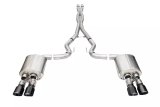 Corsa 2024-2025 Ford Mustang V8 5.0L 3in Cat-Back Exhaust System w/ Twin 4in Black Pro-Series Tips thumbnail 4