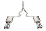 Corsa 24+ Ford Mustang V8 5.0L 3in Cat-Back Exhaust System w/ Twin 4in Polished Straight Tips thumbnail 1