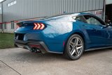 Corsa 2024-2025 Ford Mustang V8 5.0L 3in Cat-Back Exhaust System w/ Twin 4in Black Straight Tips thumbnail 2