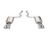 Corsa 2024+ Ford Mustang V8 5.0L 3in Axle-Back Exhaust System w/ Twin 4in Polished Pro-Series Tips thumbnail 1