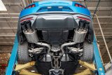 Corsa 2024-2025 Ford Mustang V8 5.0L 3in Axle-Back Exhaust System w/ Twin 4in Black Straight Tips thumbnail 3