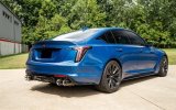 Corsa 2022-25 Cadillac CT5 V Blackwing 3in. Cat-Back w/ Act. Exh. - Dbl X-Pipe - Twin 4.5in. CF Tips thumbnail 2