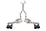 Corsa 2022-25 Caddy CT5 V Blackwing 3in. Cat-Back w/ Act. Exh. - Dbl X-Pipe - Twin 4.5in. BlkCF Tips thumbnail 3