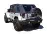 Rampage 2007-2018 Jeep Wrangler(JK) Recovery Bumper Rear - Black thumbnail 3
