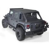 Rampage 2007-2018 Jeep Wrangler(JK) 2-Door Trailview Tonneau Top - Black Diamond thumbnail 1