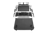 Rampage 2007-2018 Jeep Wrangler(JK) 2-Door Trailview Tonneau Top - Black Diamond thumbnail 2