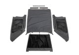 Rampage 2004-2006 Jeep Wrangler(TJ) LJ Unlimited Frameless Soft Top Kit - Black Diamond thumbnail 2