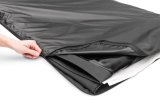 Rampage 2004-2006 Jeep Wrangler(TJ) LJ Unlimited Frameless Soft Top Kit - Black Diamond thumbnail 8