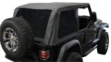 Rampage 1997-2006 Jeep Wrangler(TJ) Excludes LJ Unlimited Frameless Soft Top Kit - Black Diamond thumbnail 1