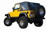 Rampage 1997-2006 Jeep Wrangler(TJ) Excludes LJ Unlimited Frameless Soft Top Kit - Black Diamond thumbnail 2