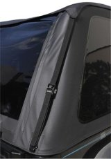 Rampage 1997-2006 Jeep Wrangler(TJ) Excludes LJ Unlimited Frameless Soft Top Kit - Black Diamond thumbnail 4
