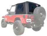 Rampage 1997-2006 Jeep Wrangler(TJ) OEM Replacement Top - Black Diamond thumbnail 4