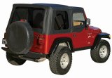 Rampage 1997-2006 Jeep Wrangler(TJ) OEM Replacement Top - Black Diamond thumbnail 6