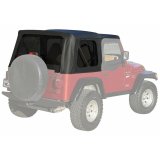 Rampage 1997-2006 Jeep Wrangler(TJ) OEM Replacement Top - Black Denim thumbnail 3