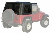 Rampage 1997-2006 Jeep Wrangler(TJ) OEM Replacement Top - Black Denim thumbnail 9