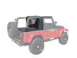 Rampage 1997-2002 Jeep Wrangler(TJ) Cab Soft Top And Tonneau Cover - Black Denim thumbnail 2