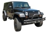 Rampage 2007-2018 Jeep Wrangler(JK) Double Tube Bumper Front - Black thumbnail 2