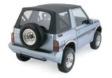 Rampage 1999-2004 Chevy Tracker Soft Top OEM Replacement - Black Diamond thumbnail 3